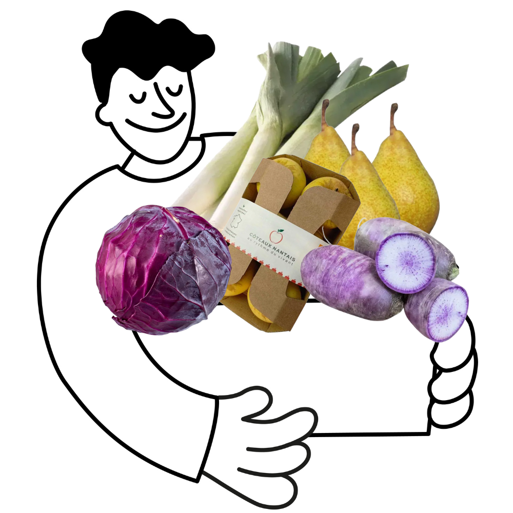 Petit panier de fruits et légumes bio - 1 à 2 personnes