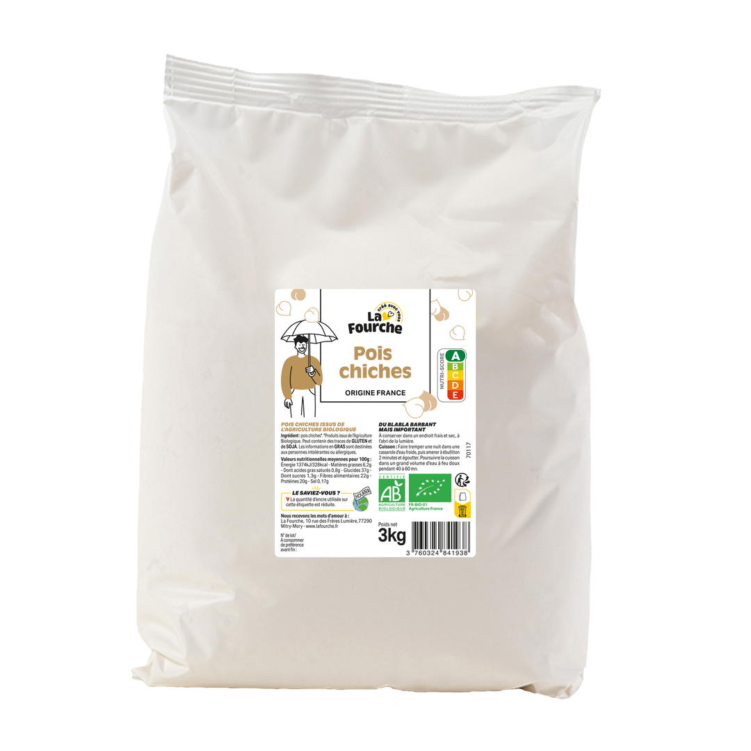 Pois Chiches Bio - 3kg