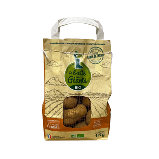 Pommes de terre pour vapeur et gratin bio origine France en sac kraft - 1kg