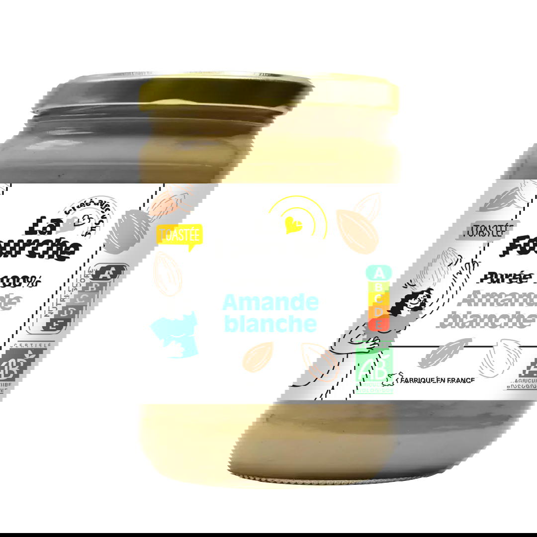 Purée 100% Amandes Blanches Bio