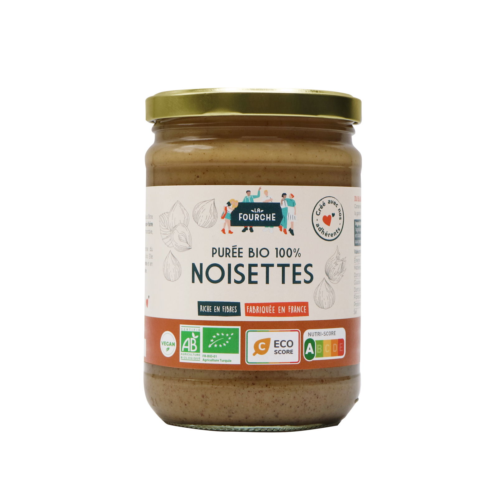 Purée 100% Noisettes Bio