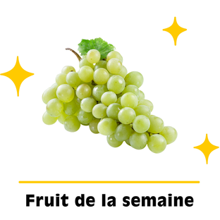 Raisin blanc bio origine France