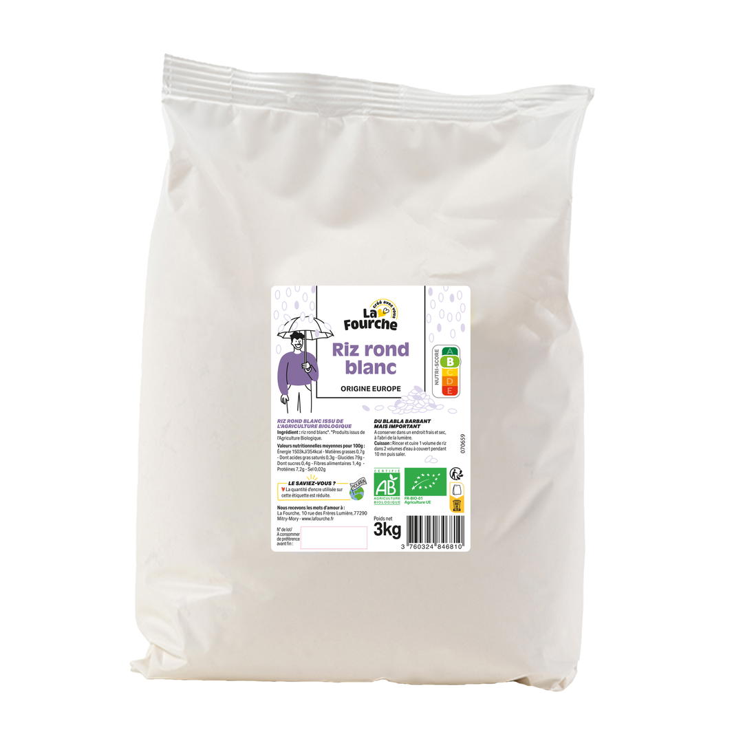 Riz Rond Blanc Bio
