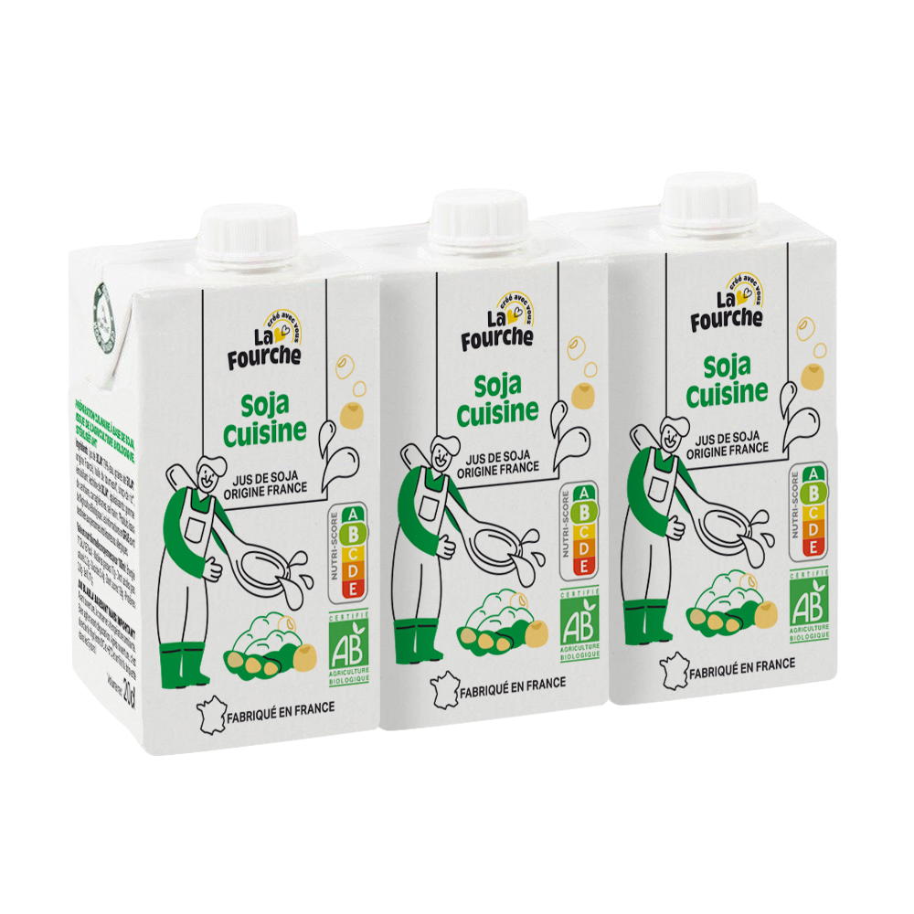 Soja cuisine bio - 3x20cl