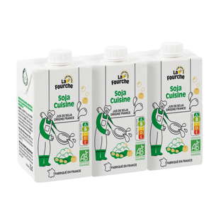 Soja cuisine bio - 3x20cl