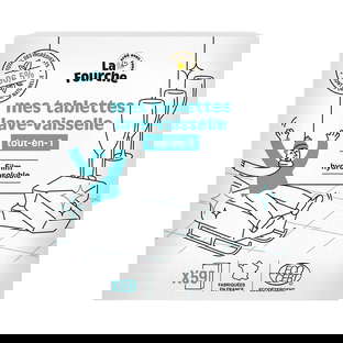 Tablettes lave-vaisselle tout-en-1 certifiées Ecodétergent - Nouvelle formule ! x 59
