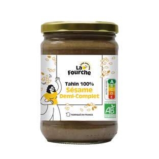 Tahin 100% sésame demi-complet bio