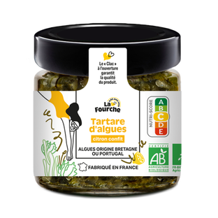Tartare d'algues au citron confit bio
