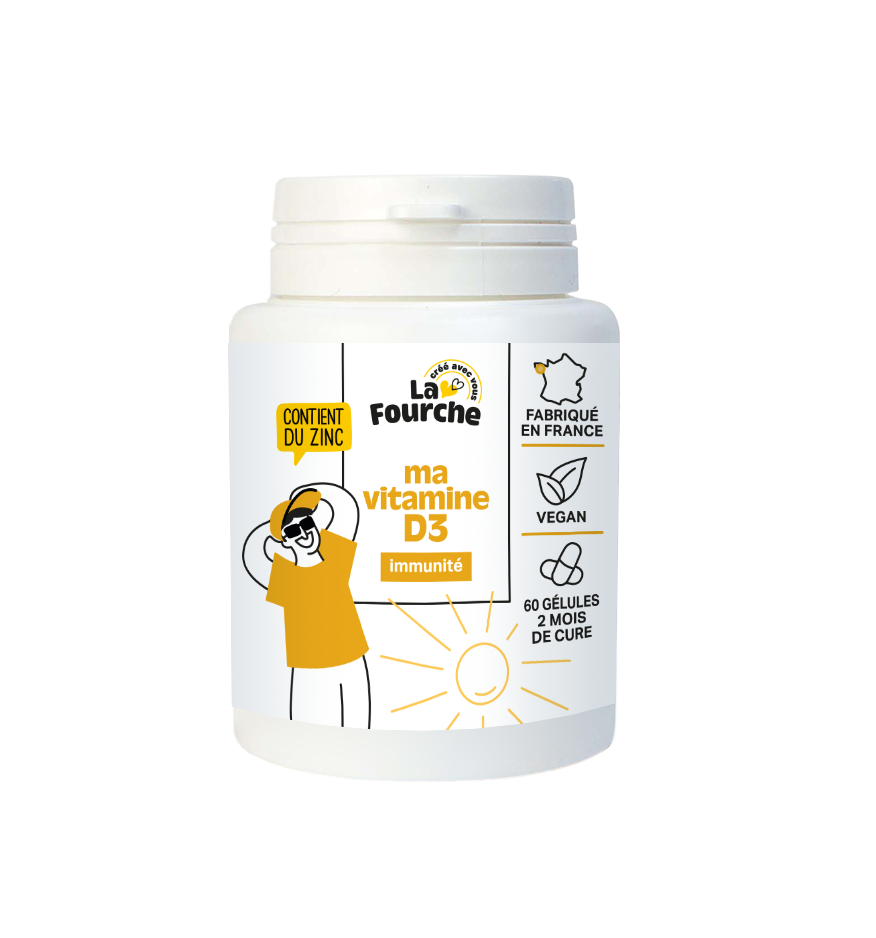 Vitamine D3 - immunité x 60