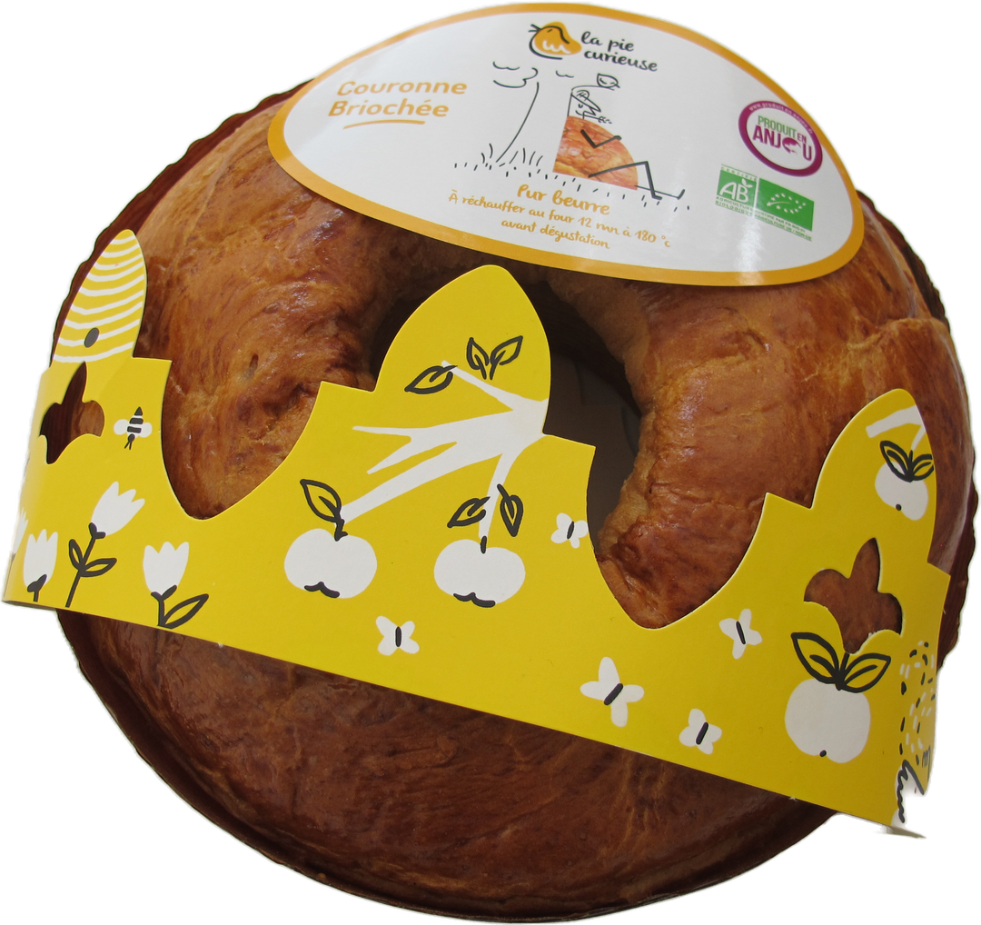 Couronne briochée nature bio