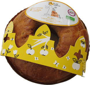 Couronne briochée nature bio