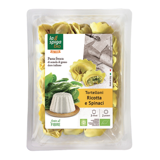 Tortelloni ricotta et épinards bio