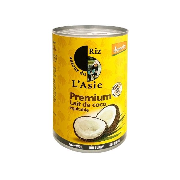 Lait de Coco Bio Equitable et Demeter (18% de M.G.)
