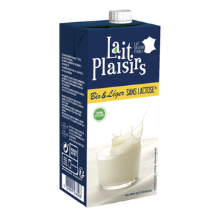 Lait demi-écrémé UHT sans lactose bio
