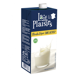 Lait demi-écrémé UHT sans lactose bio