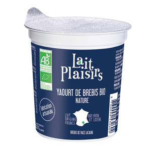 Yaourt nature au lait entier de brebis bio