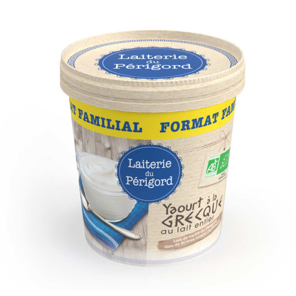 Yaourt à la grecque nature bio - 750g