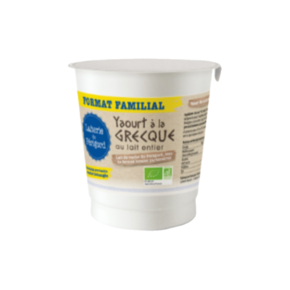 Yaourt à la grecque nature bio - 750g
