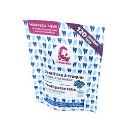Dentifrice en Pastilles à Croquer Menthe Certifié Bio x 120