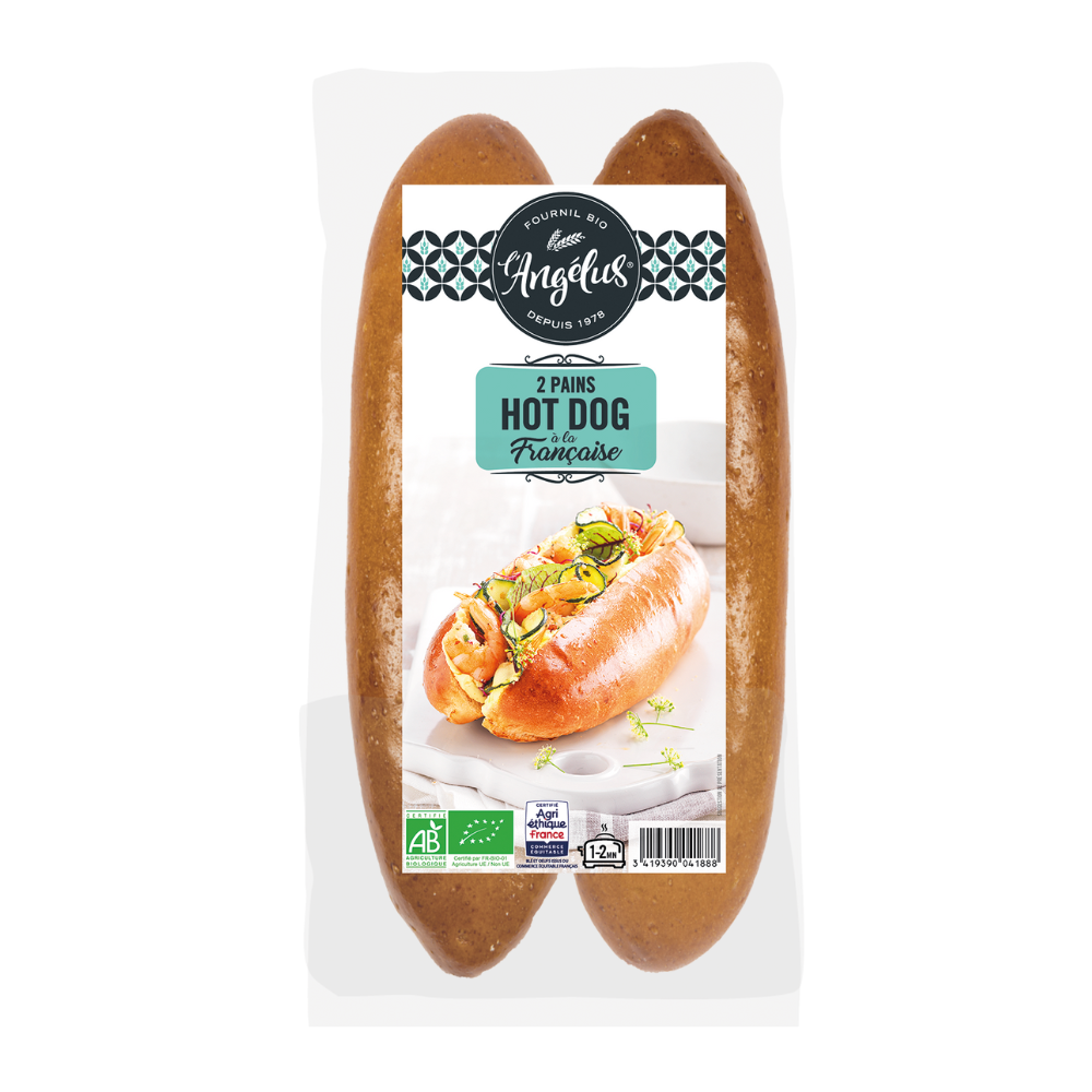 Pain hot dog bio - 2x80g