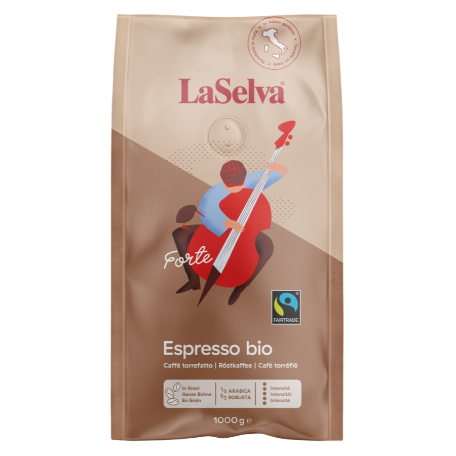 Bio Espresso Forte, ganze Bohne