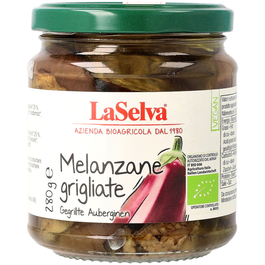 Bio Geröstete Aubergine in Olivenöl