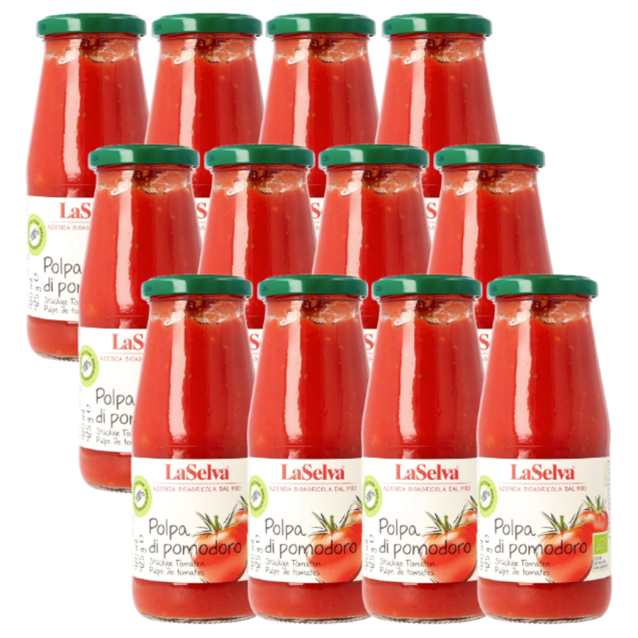 Bio Tomatenpolpa Stücke, Karton 12 Stk.