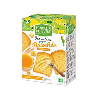 Biscottes façon briochée bio