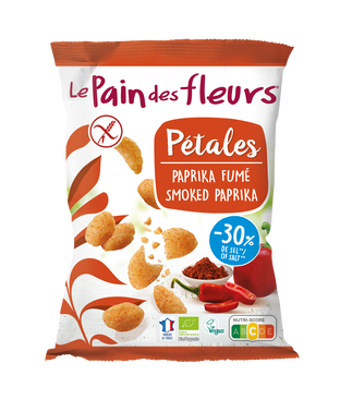 Chips pétales paprika fumé bio