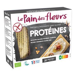 Tartines craquantes sans gluten protéinées bio