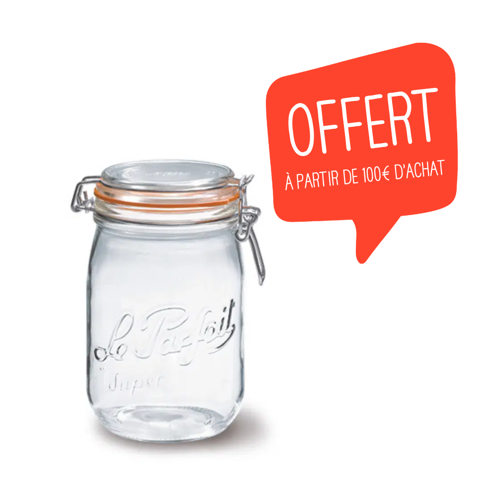 Bocal Le Parfait cuisine 1L - OFFERT