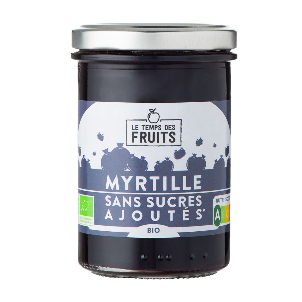 Préparation myrtille sans sucres ajoutés bio