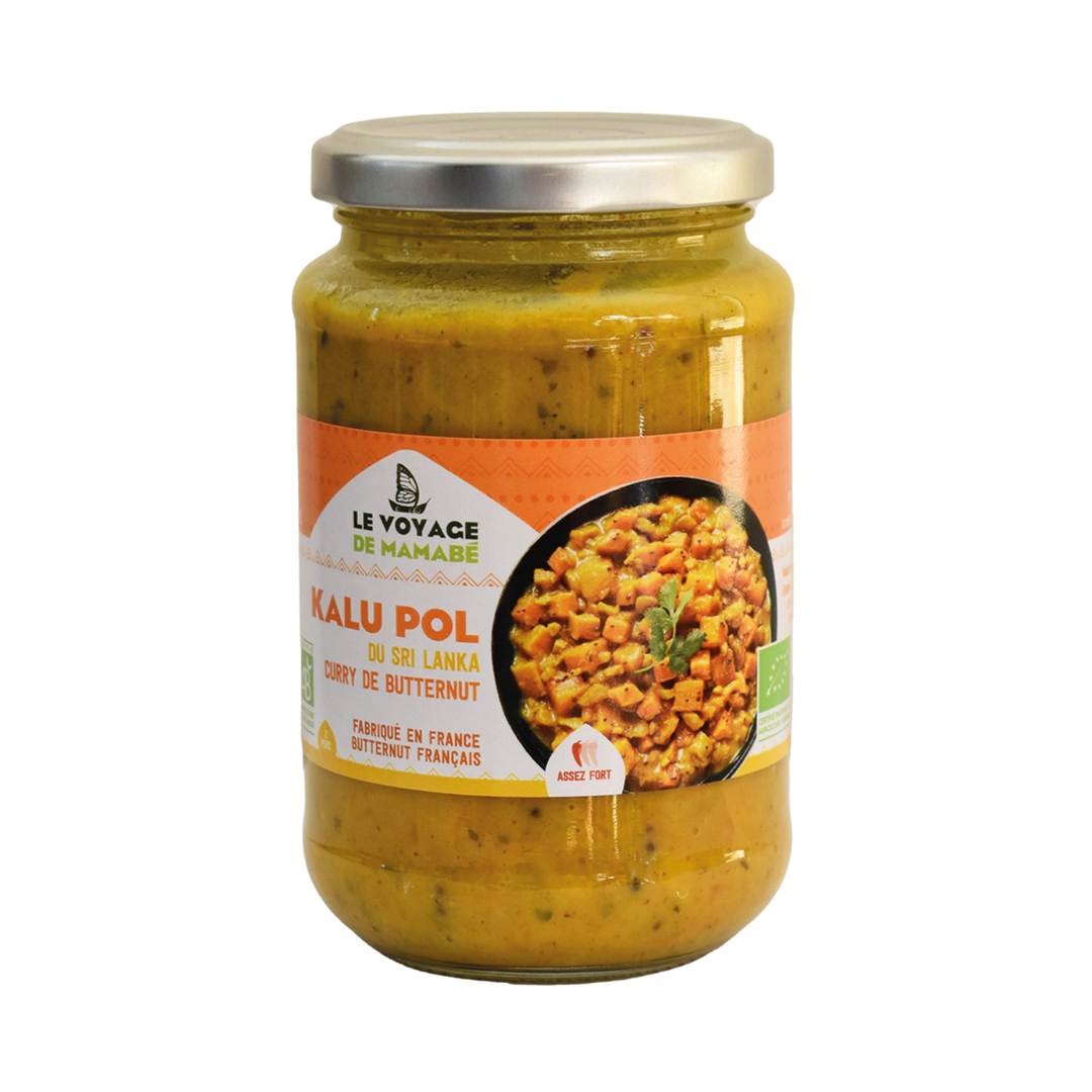 Kalu pol curry de butternut bio