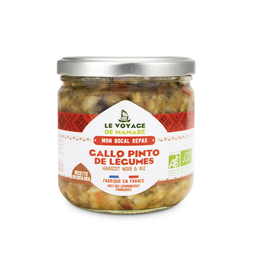 Gallo pinto de légumes bio