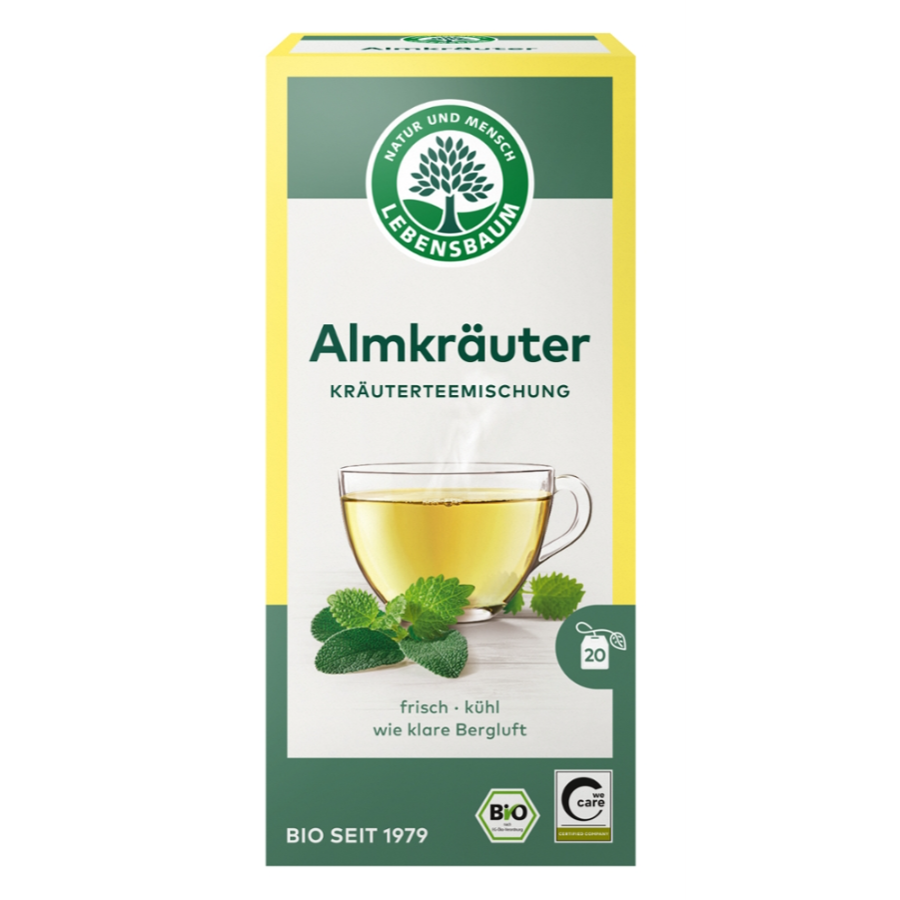 Bio Kräuterteemischung Almkräuter, Beutel