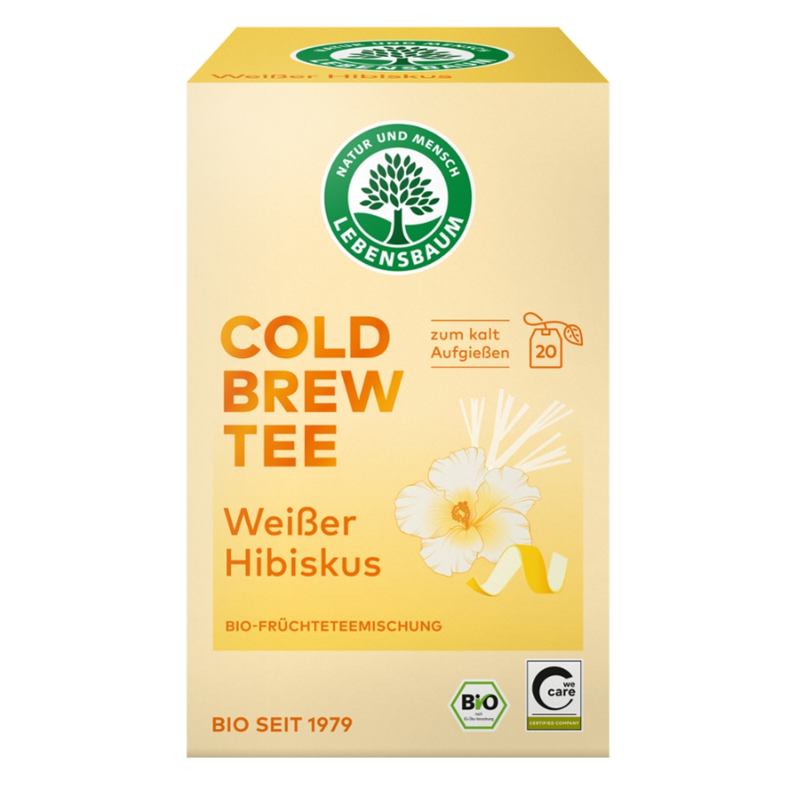 Bio Cold Brew Tee Weißer Hibiskus