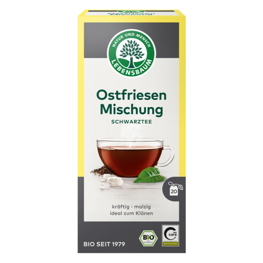 Bio Ostfriesenmischung Schwarztee, Beutel