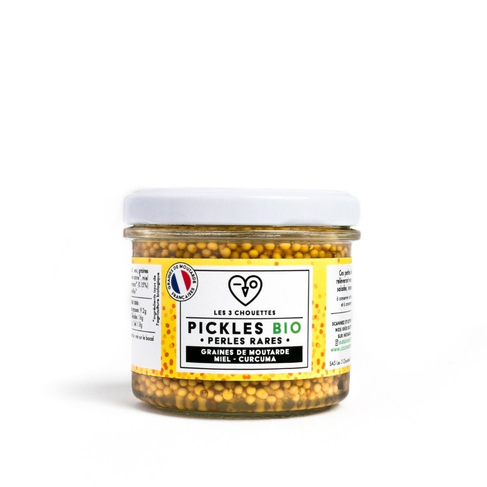 Graines de Moutarde au Miel et Curcuma Bio