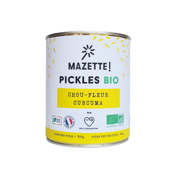 Pickles Chou-Fleur Curcuma Bio