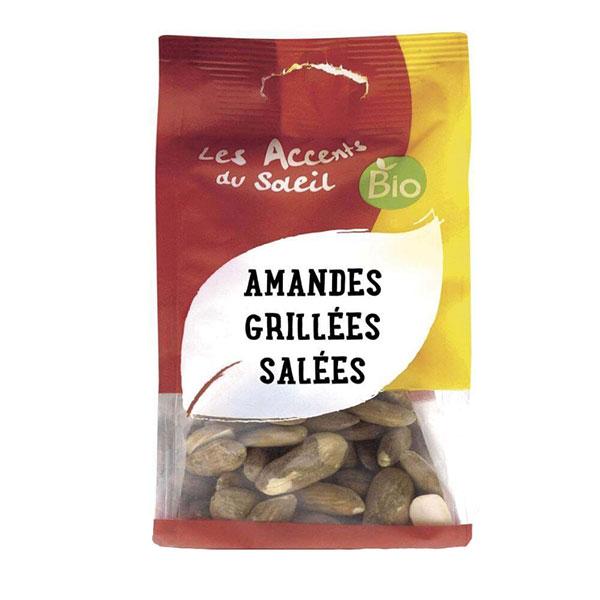 Amandes grillées salées bio