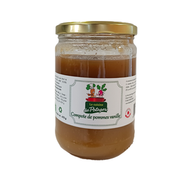 Compote de pomme à la vanille bio