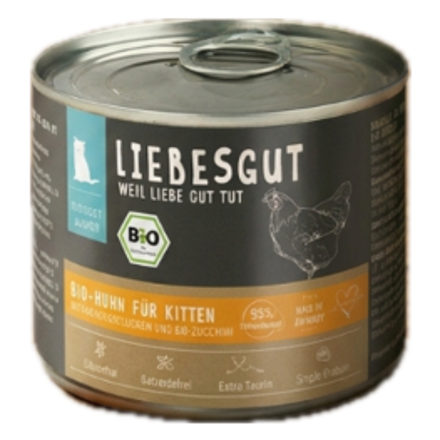 Bio Katzennassfutter Junior Huhn 