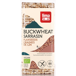 Bio Buchweizenwaffeln mit Leinsamen