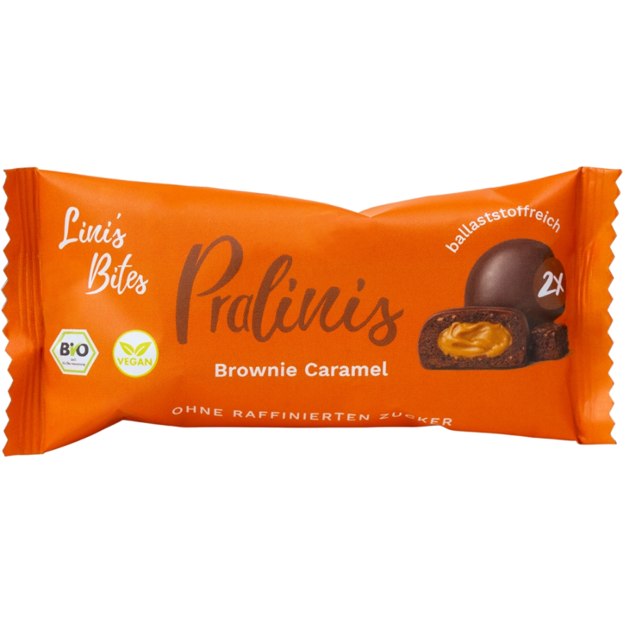 Bio Brownie Caramel Pralinen, vegan