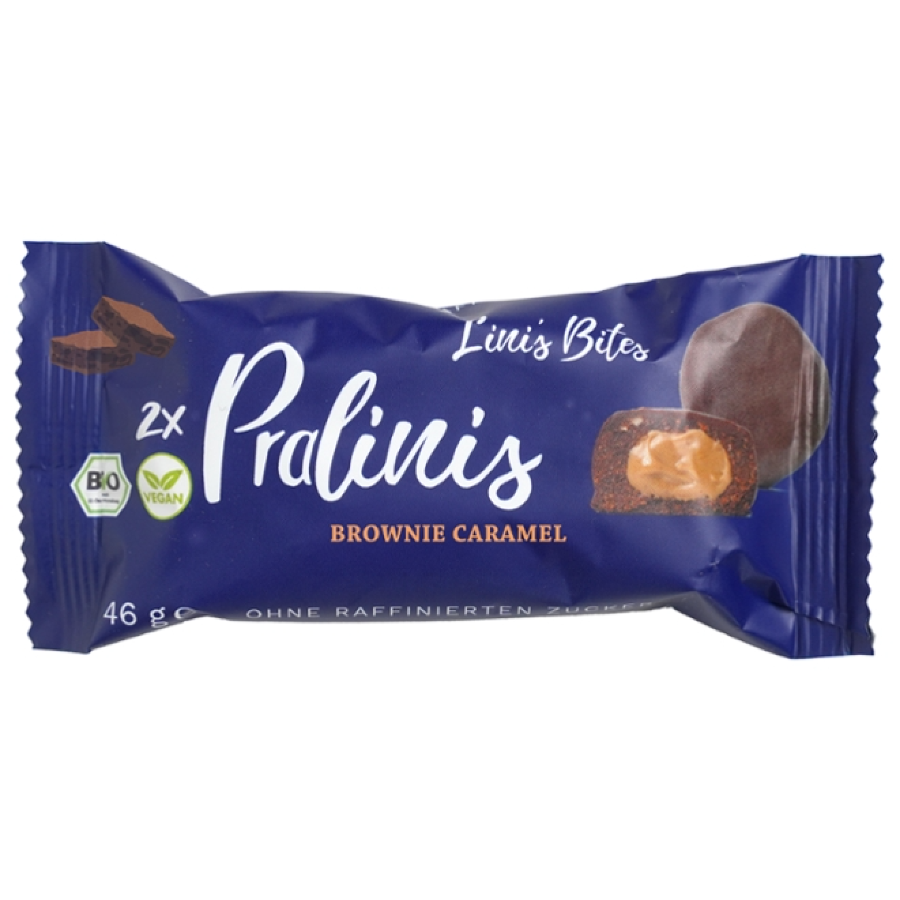 Bio Brownie Caramel Pralinen, vegan