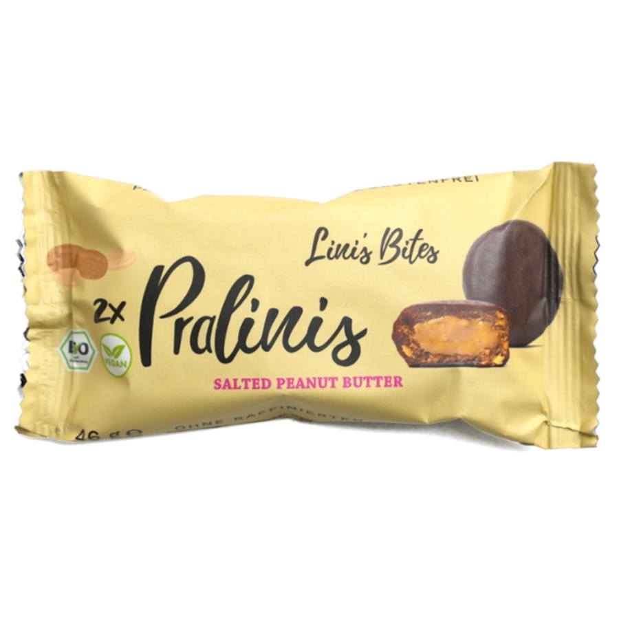 Bio Salted Peanut Butter Pralinen, vegan