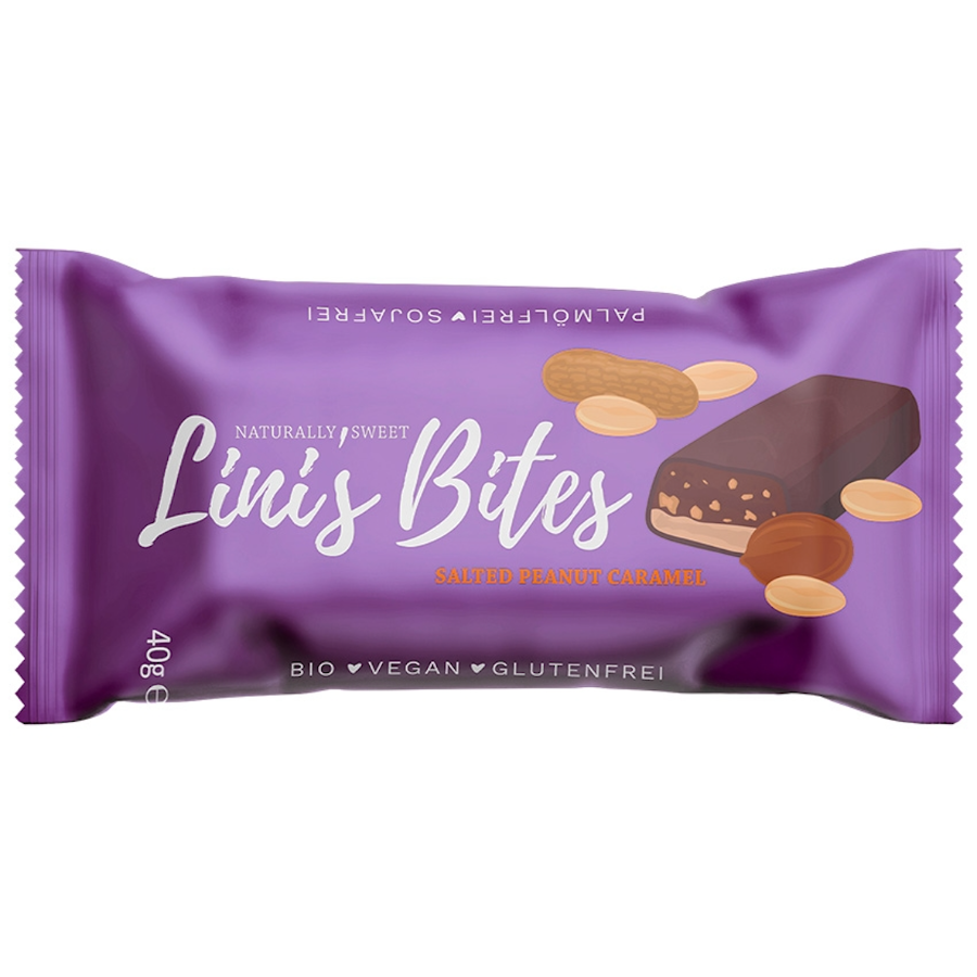 Bio Schokoriegel Salted Peanut Caramel, vegan