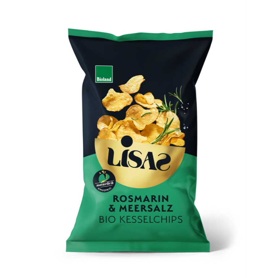 Bio-Kesselchips Rosmarin & Meersalz
