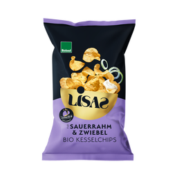 Bio Kesselchips Sauerrahm & Frühlingszwiebel