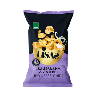Bio Kesselchips Sauerrahm & Frühlingszwiebel